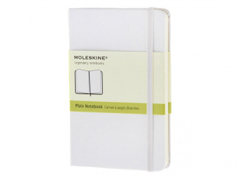 Записная книжка А6 (Pocket) Classic (нелинованный) (белый)