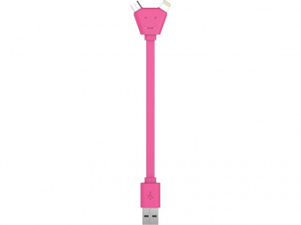 USB-переходник Y Cable (розовый)