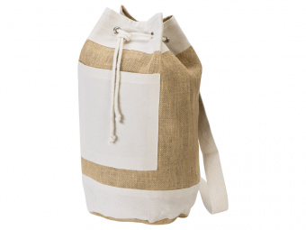 Рюкзак Jute из джута на одной лямке (натуральный)