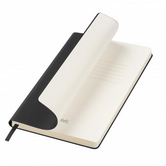 Ежедневник Star недатированный, черный (с упаковкой, со стикерами)