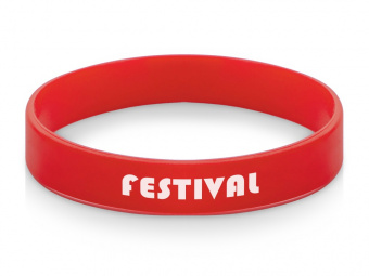 Силиконовый браслет Forest (красный)