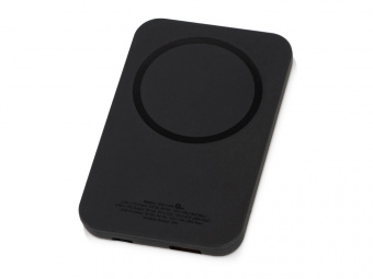 Магнитный беспроводной внешний аккумулятор с быстрой зарядкой QC/PD 20 Вт MagnetIQ, 5000 mAh (черный)