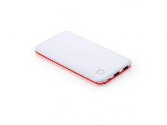 Внешний аккумулятор ROBBIE, 10000 mAh (красный, белый)