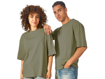 Футболка оверсайз Liyon унисекс (хаки)