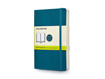 Записная книжка А6 (Pocket) Classic Soft (нелинованный) (бирюзовый)