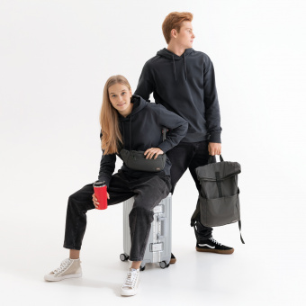 Худи с капюшоном, унисекс ALEX антрацит, размер M