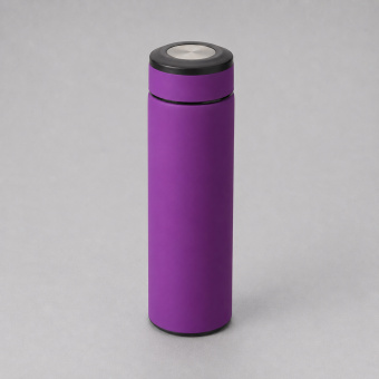 Вакуумный термос Vacuum Flask C1, soft touch, 420мл (фиолетовый)