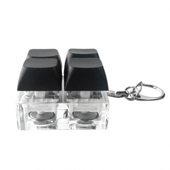 Брелок Press Anti Stress с LED подсветкой, черный