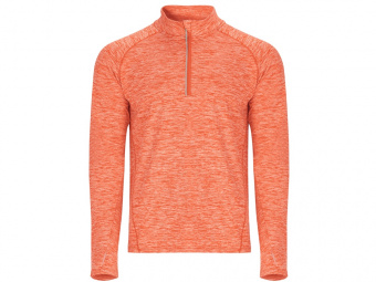 Толстовка с воротом на молнии Melbourne мужская (оранжевый)