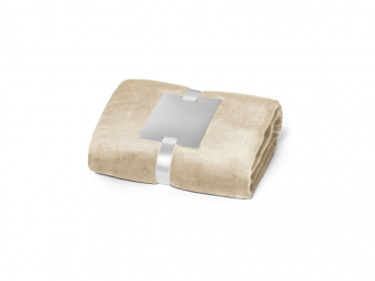 Флисовый плед 240 г/м² DYLEAF (бежевый)
