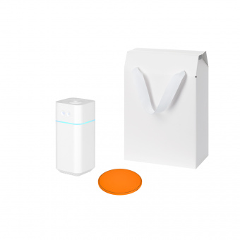 Подарочный набор Cloud NEO, Auris, оранжевый (увлажнитель воздуха, зарядное устройство)