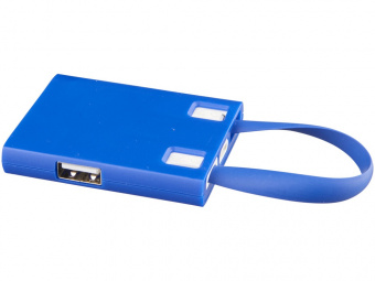 USB Hub и кабели 3 в 1 (синий)