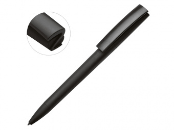 Ручка пластиковая soft-touch шариковая Zorro (черный)