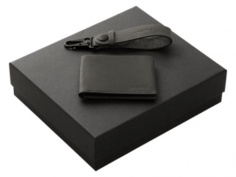 Подарочный набор Long River: кошелек, ремешок для ключей (черный) Подарочный набор Long River: кошелек, ремешок для ключей (черный)