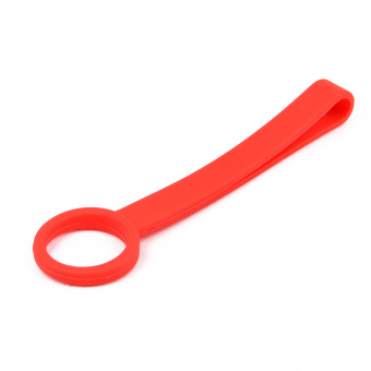 Кольцо-держатель силиконовое для зонта, красный