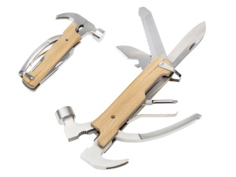 Мультиинструмент с молотком Bro (серебристый, натуральный)