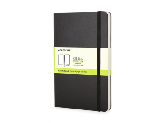 Записная книжка А6 (Pocket) Classic (нелинованный) (черный)