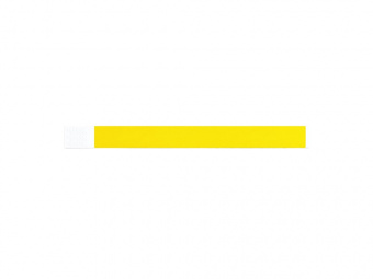 Браслет для мероприятий PARTY с индивидуальной нумерацией (желтый)