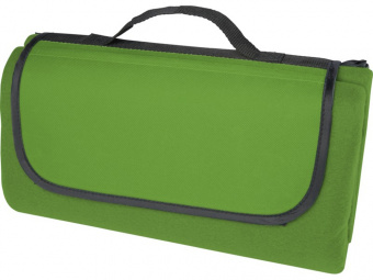 Плед для пикника Salvie из переработанного PET-пластика (зеленый)