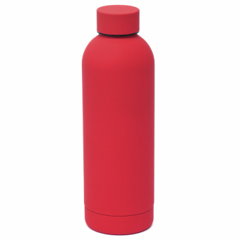 Термобутылка Perfecto софт-тач, красный