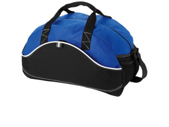 Сумка спортивная Boomerang (черный, ярко-синий)