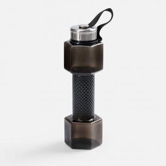 Бутылка для воды Hantelis, черная