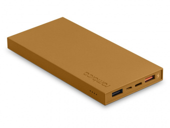 Внешний аккумулятор NEO ARIA, 10000 mAh (коричневый, серый)