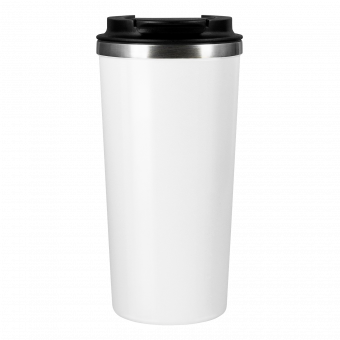 Термокружка вакуумная Палермо (Palermo), белая, гладкое покрытие