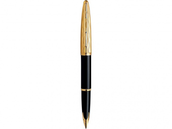 Ручка перьевая Carene Essential Black and Gold GT (черный, золотистый)