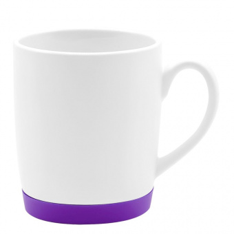 Кружка Make Me To Go, белая/фиолетовая