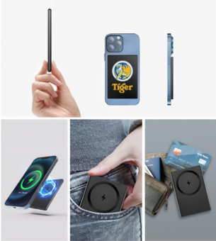 Ультра тонкий powerbank на магните МИНИ СЛИМ  mini slim 