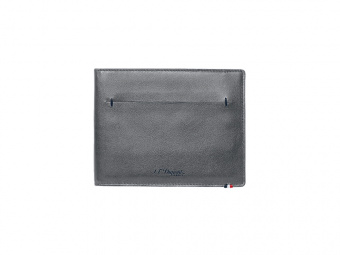 Бумажник SLIM (серый, синий)