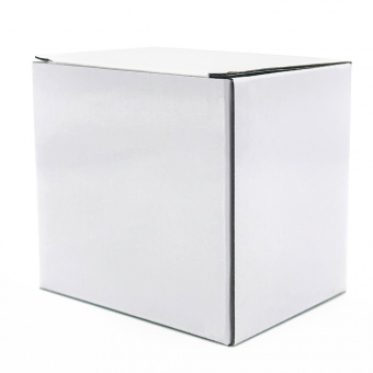 Коробка глянцевая для кружки Make me, белая