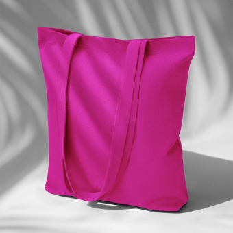 Сумка из плотного хлопка Carryme 220, 220 г/м2 (фуксия)