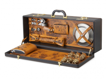 Подарочный набор Королевская охота (коричневый, серебристый, золотистый)