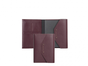 Папка для конференции А5 Elegance Burgundy (бургунди)