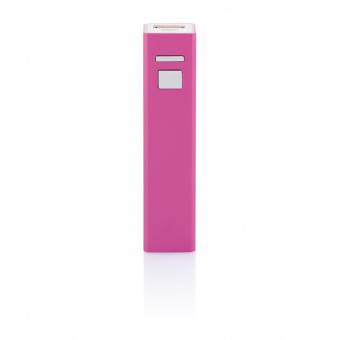 Универсальное зарядное устройство 2200 mAh, розовый