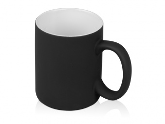 Кружка с покрытием soft-touch Barrel of a Gum (черный)