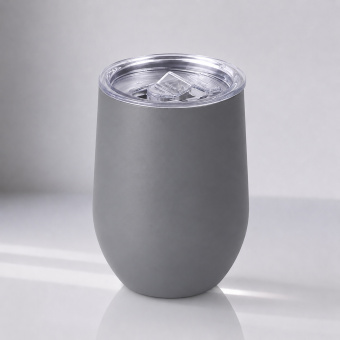 Термокружка Vacuum mug C1, soft touch, 370 мл (серый)