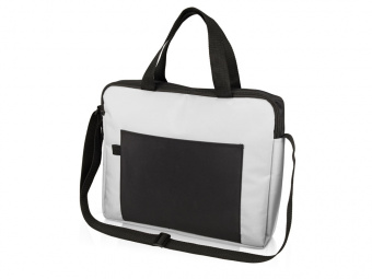 Конференц сумка для документов Congress (белый, черный)