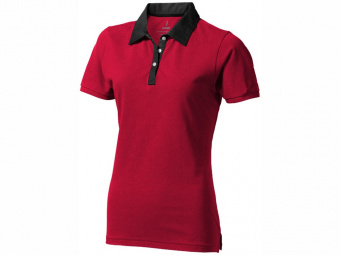 Рубашка поло York женская (красный)