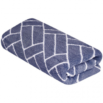 Полотенце махровое Tiler Medium, серо-голубое