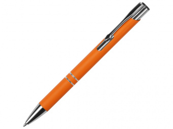 Ручка металлическая шариковая C1 soft-touch (оранжевый)