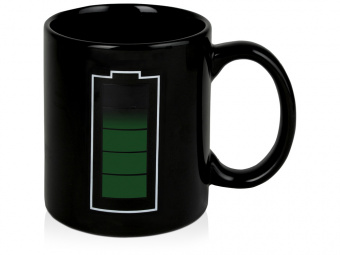 Кружка Зарядка (черный)