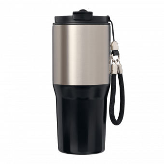 Термокружка вакуумная Авеню, черная