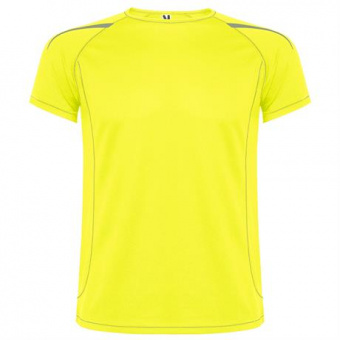 Спортивная футболка SEPANG мужская, ФЛУОРЕСЦЕНТНЫЙ ЖЕЛТЫЙ XL