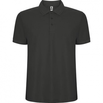 Футболка поло PEGASO PREMIUM мужская, ТЕМНЫЙ ГРАФИТ L