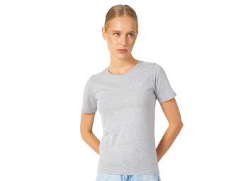 Футболка Heavy Super Club женская (серый меланж)