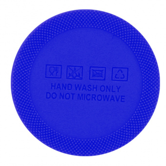 Накладка силиконовая для термокружки Surprise, синий