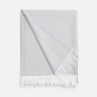 Плед «Гирвас», светло-серый